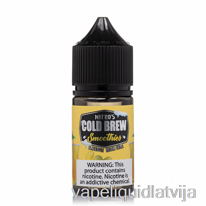 Ananāsu Melone - Nitros Auksti Brūvējamie Sāļi - 30ml 45mg Vape šķidrums